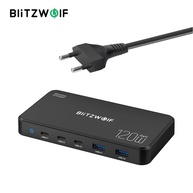 Blitzwolf BW-i100: Carregador 120W USB-C GaN - imagem 1