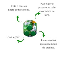 Bloco Sanitário Triplo para Caixa Acoplada 45g - Verde Pinho | Limpeza Profunda e Duradoura - imagem 4