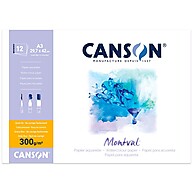 Bloco Canson Montval A3 300g: Papel de Aquarela Grão Fino para Profissionais - imagem 1