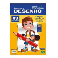 Bloco de Desenho A3 120g Jandainha: 20 Folhas para Criar - imagem 1