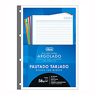 Bloco para Fichário Universitário Tiliflex Académie Color: Organize Seus Estudos com Estilo - imagem 1