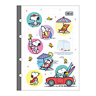 Bloco Snoopy 4 Furos 80 Fls - Ideal para Estudos - imagem 1