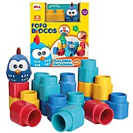 Blocos de Montar Galinha Pintadinha Mini 15 Peças - Elka - imagem 1