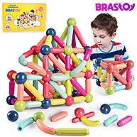 Blocos Magnéticos Brastoy: Construção Criativa! - imagem 1