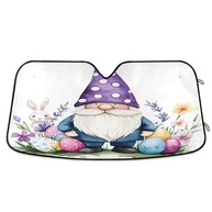 Protetor de Para-brisa com Design de Gnome - Cobertura Térmica Dobrável com Bloqueio UV para Carros - imagem 1