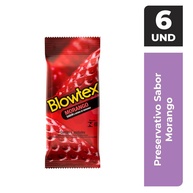 Blowtex Morango: Prazer e Proteção em 6 Unidades 🍓 - imagem 1