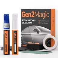 Kit de Caneta de Retoque para Honda - Cor Canyon River Blue Metallic com Clear Coat - imagem 2
