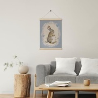Moldura para Pôster Blue Bunny 30,5x40,6 cm - Decore com Charme o Quarto da Criança - imagem 3