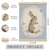 Moldura para Pôster Blue Bunny 30,5x40,6 cm - Decore com Charme o Quarto da Criança - imagem 4