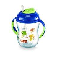 Copo de Treinamento com Canudo Fisher Price First Moments Blueberry Smoothie 270ml Azul - Desenvolvimento Oral e Motor para Bebês - imagem 5