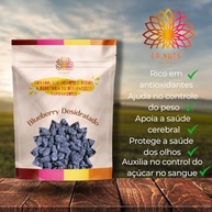 1 Kg Blueberry (Mirtilo) Desidratado Ca.Nuts | Rica em Antioxidantes | Marca Ca.Nuts (1 Kg) - imagem 4