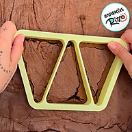 Cortador de Brownie Fatia 8,5x12cm – Rizzo BlueStar - imagem 2