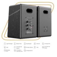 Monitor de Áudio Ssound SS-004 80W RMS: Som Imersivo com Bluetooth, Optical e USB - imagem 3