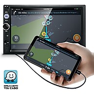 Central Multimídia MP5 para Carro com Câmera Ré e Bluetooth - imagem 2