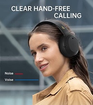 Edifier FONE de Ouvido Com Cancelamento de Ruído W820NB Bluetooth 5.0 OVER-EAR - PRETO Pequeno, W820NB BK - imagem 2