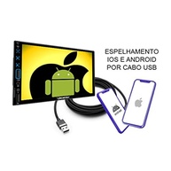 Central Multimídia Roadstar RS506BR: Tela 7" Full Touch, Bluetooth, USB e Câmera de Ré - imagem 5