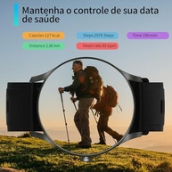 Smartwatch PEJE ZW02: Chamadas Bluetooth, Tela HD, IP68 e 123 Modos Esportivos - Pulseira Extra Inclusa! - imagem 5