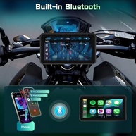 Tela CarPlay 6" Moto Sem Fio | Android Auto, IP68, Bluetooth 5.0 - Navegação e Entretenimento na Estrada - imagem 5
