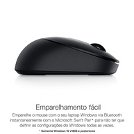 Mouse sem fio e Bluetooth Dell MS3320W Preto - imagem 4