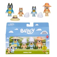 Bluey: Kit 4 Bonecos Colecionáveis – Aventura em Família! - imagem 1