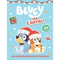 Bluey Natal: Livro de Adesivos e Atividades! - imagem 1
