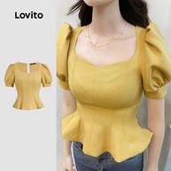 Blusa Amarela Lovito: Elegância e Conforto! - imagem 1