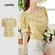 Blusa Boho Amarela Lovito: Estilo e Conforto! - imagem 1