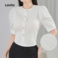 Blusa Branca Lovito: Elegância e Conforto - imagem 1