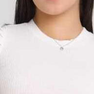 Blusa Cropped Princesa Juvenil Feminina Algodão Canelado - imagem 1