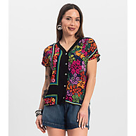 Blusa Estampada Rosa: Leveza e Estilo! - imagem 1