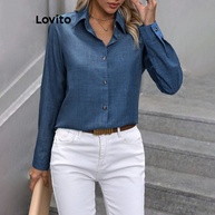 Blusa Feminina Elegante Lovito: Estilo e Conforto - imagem 1