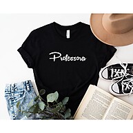 Blusa Feminina Professora Preta e Branca: Conforto e Estilo - imagem 1