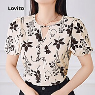 Blusa Floral Lovito: Elegância para o Verão - imagem 1