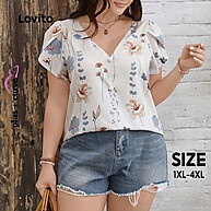 Blusa Floral Plus Size: Babados e Estilo! - imagem 1
