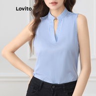 Blusa Geométrica Lovito: Estilo Casual e Moderno - imagem 1