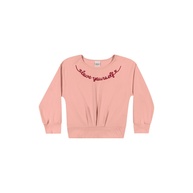 Blusa Infantil Rosa Bordada Elian: Estilo e Amor! - imagem 1