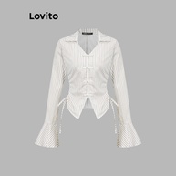 Blusa Listrada com Laço: Estilo Casual e Elegante - imagem 1