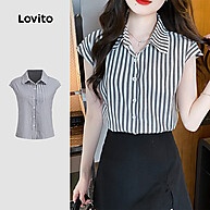 Blusa Listrada Lovito: Elegância e Conforto - imagem 1