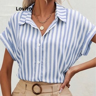 Blusa Listrada Lovito: Estilo Casual e Conforto! - imagem 1