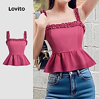 Blusa Lovito com Babado: Estilo Casual e Elegante - imagem 1