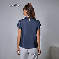 Blusa Lovito com Babados Elegante: Estilo e Charme para Mulheres - imagem 1