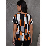 Blusa Lovito com Padrão Geométrico: Estilo Elegante e Moderno - imagem 1