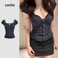 Blusa Lovito: Elegância e Conforto em Azul Escuro - imagem 1