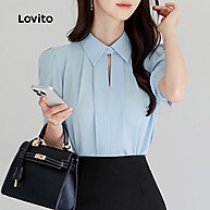 Blusa Lovito Plissada: Elegância e Conforto! - imagem 1