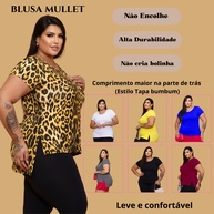 Blusa Mullet Plus Size: Conforto e Estilo! - imagem 1