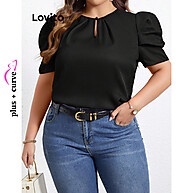 Blusa Plissada Plus Size: Elegância e Conforto! - imagem 1