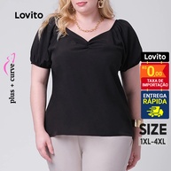 Blusa Plus Size Decote Coração: Estilo e Conforto! - imagem 1