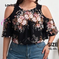Blusa Plus Size Floral: Estilo e Conforto! - imagem 1