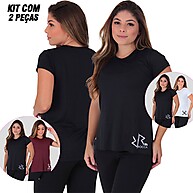 Blusa Poliamida Academia: Kit 2 Tapa Bumbum Dry-Fit - imagem 1