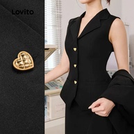 Blusa Preta Elegante Lovito: Estilo e Sofisticação - imagem 1